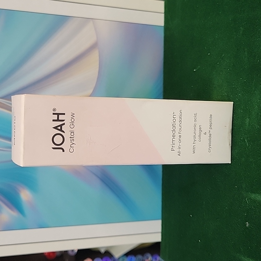 Joah Crystal Glow Peptide Infused Foundation New Sealed 30ml Tube MN010
